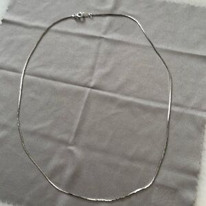 Vintage silver chain necklace